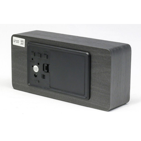 ZEGAR DREWNIANY CZARNY KH1030 ZEGAR DREWNIANY CZARNY KH1030