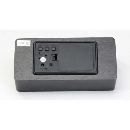 ZEGAR DREWNIANY CZARNY KH1030 ZEGAR DREWNIANY CZARNY KH1030