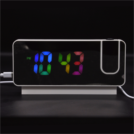 ZEGAR Z PROJEKTOREM KOLOROWY WYŚWIETLACZ KH2015 ZEGAR Z PROJEKTOREM KOLOROWY WYŚWIETLACZ KH2015