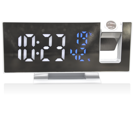 ZEGAR Z PROJEKTOREM BIAŁY KH2020W ZEGAR Z PROJEKTOREM BIAŁY KH2020W