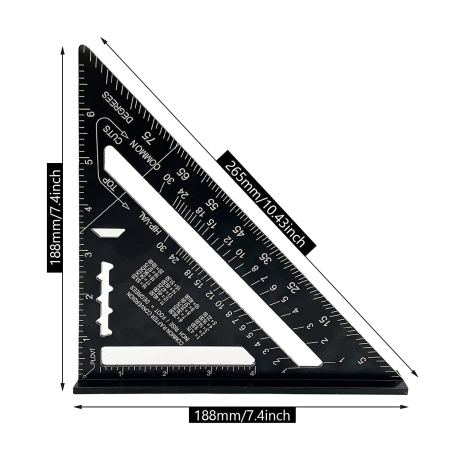 KĄTOWNIK STOLARSKI 266x188mm TM7300 KĄTOWNIK STOLARSKI 266x188mm TM7300