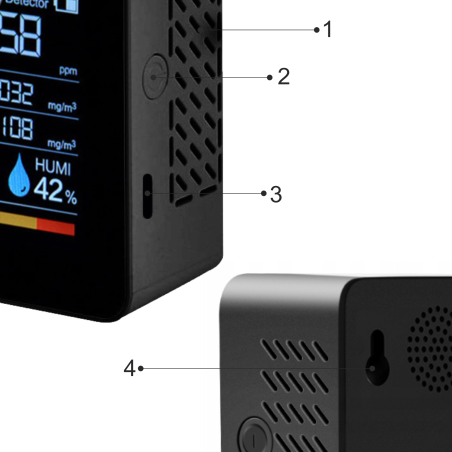 DETEKTOR JAKOŚCI POWIETRZA TM9010 DETEKTOR JAKOŚCI POWIETRZA TM9010