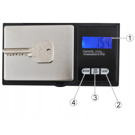 WAGA CYFROWA 500G TM8005 WAGA CYFROWA 500G TM8005