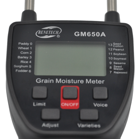 TERMOHIGROMETR DO ZBOŻA GM650A TERMOHIGROMETR DO ZBOŻA GM650A