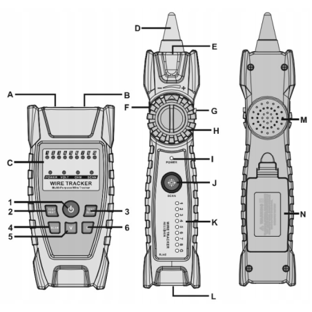 SZUKACZ PAR PRZEWODÓW GT67 SZUKACZ PAR PRZEWODÓW GT67