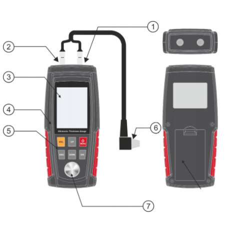 MIERNIK GRUBOŚCI MATERIAŁU WT100A MIERNIK GRUBOŚCI MATERIAŁU WT100A
