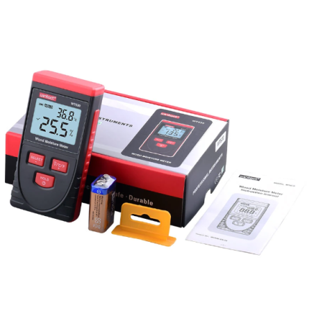 WILGOTNOŚCIOMIERZ DO DREWNA BEZINWAZYJNY WT630 WILGOTNOŚCIOMIERZ DO DREWNA BEZINWAZYJNY WT630