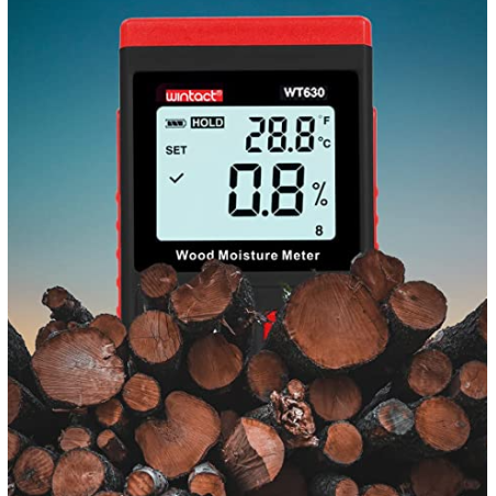 WILGOTNOŚCIOMIERZ DO DREWNA BEZINWAZYJNY WT630 WILGOTNOŚCIOMIERZ DO DREWNA BEZINWAZYJNY WT630