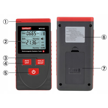 MIERNIK POLA ELEKTROMAGNETYCZNEGO WT3120 MIERNIK POLA ELEKTROMAGNETYCZNEGO WT3120