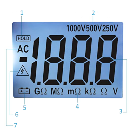 CYFROWY MIERNIK REZYSTANCJI IZOLACJI GT5306A CYFROWY MIERNIK REZYSTANCJI IZOLACJI GT5306A