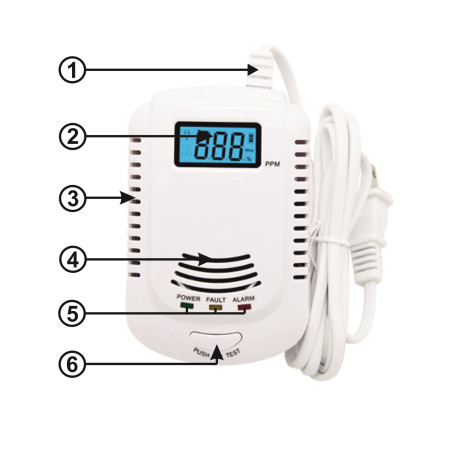 CZUJNIK CZADU JKD-808COM CZUJNIK CZADU JKD-808COM