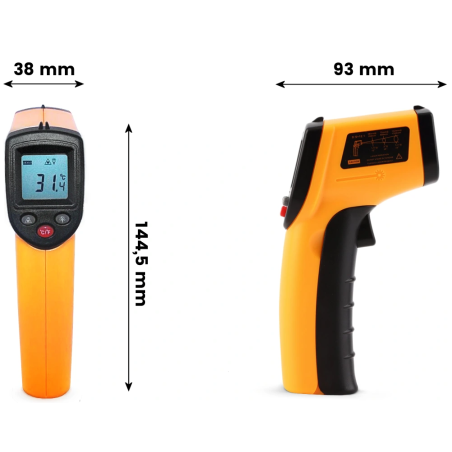 PIROMETR GM320 -50°C~400°C PIROMETR GM320 -50°C~400°C