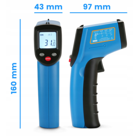 PIROMETR GM321 -50°C~400°C PIROMETR GM321 -50°C~400°C