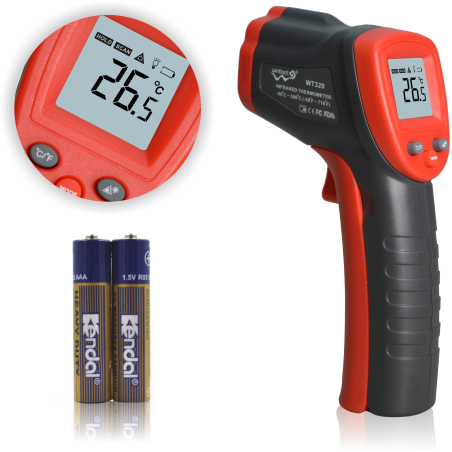 PIROMETR WT320 -50°C~380°C PIROMETR WT320 -50°C~380°C