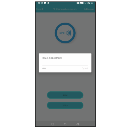 REJESTRATOR TEMPERATURY NFC GM1370 REJESTRATOR TEMPERATURY NFC GM1370