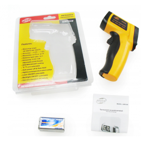 PIROMETR GM550E -50°C~550°C PIROMETR GM550E -50°C~550°C