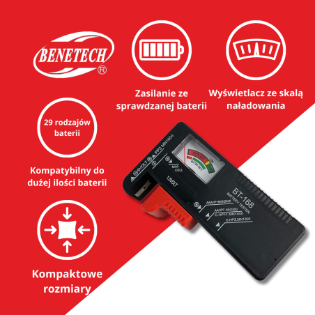 TESTER POJEMNOŚCI BATERII TM9035