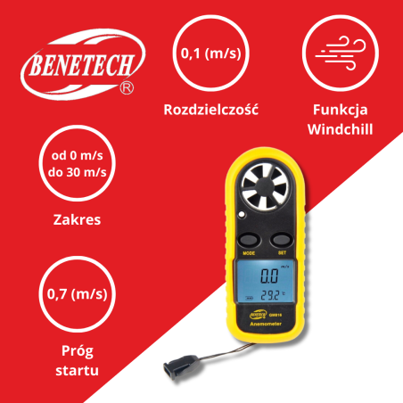 ANEMOMETR GM816 ANEMOMETR GM816