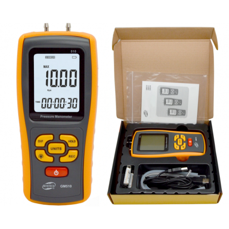 MANOMETR RÓZNICOWY GM510 MANOMETR RÓZNICOWY GM510