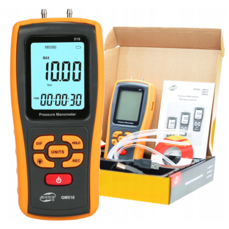 MANOMETR RÓZNICOWY GM510 MANOMETR RÓZNICOWY GM510