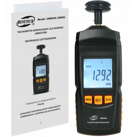 TACHOMETR GM8906 TACHOMETR GM8906