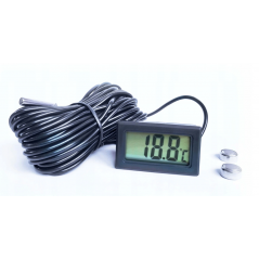TERMOMETR ELEKTRONICZNY PANELOWY -50+110 sonda 10m