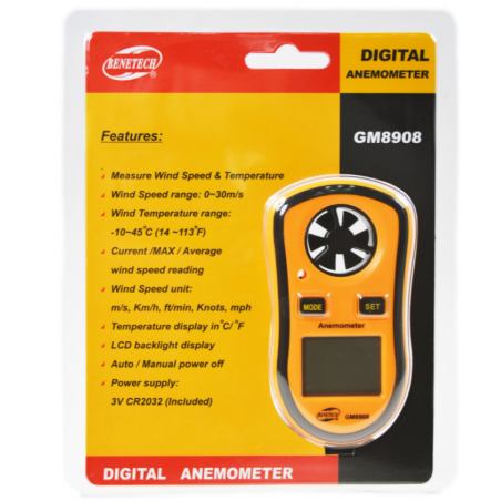 ANEMOMETR GM8908 ANEMOMETR GM8908