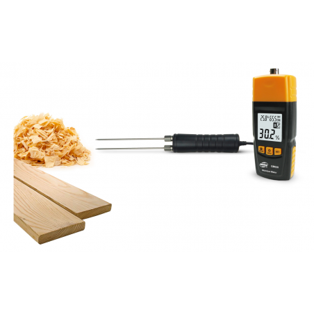 WILGOTNOŚCIOMIERZ DO DREWNA Z SONDĄ GM620 WILGOTNOŚCIOMIERZ DO DREWNA Z SONDĄ GM620