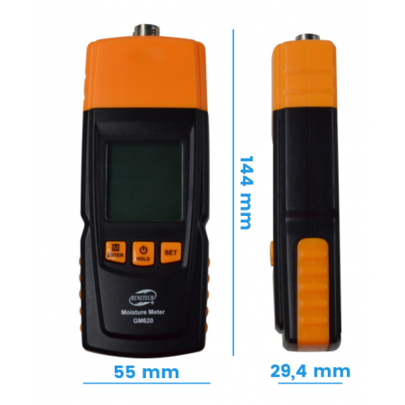 WILGOTNOŚCIOMIERZ DO DREWNA Z SONDĄ GM620 WILGOTNOŚCIOMIERZ DO DREWNA Z SONDĄ GM620