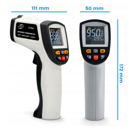 PIROMETR GT950 -50°C~950°C PIROMETR GT950 -50°C~950°C