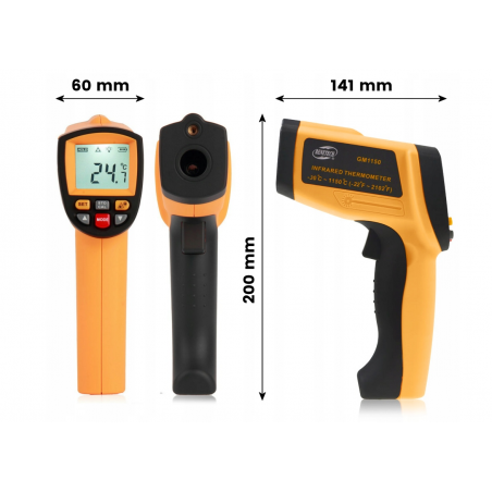 PIROMETR GM1150 -30°C~1150°C PIROMETR GM1150 -30°C~1150°C