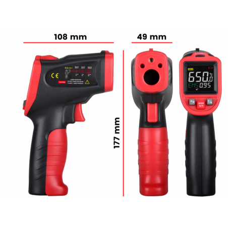 PIROMETR WT323A -50°C~650°C PIROMETR WT323A -50°C~650°C