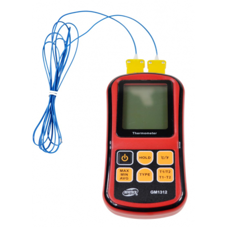 CYFROWY TERMOMETR 2x TERMOPARA GM1312 CYFROWY TERMOMETR 2x TERMOPARA GM1312