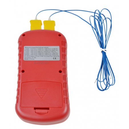 CYFROWY TERMOMETR 2x TERMOPARA GM1312 CYFROWY TERMOMETR 2x TERMOPARA GM1312