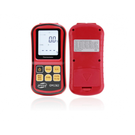 CYFROWY TERMOMETR 2x TERMOPARA GM1312 CYFROWY TERMOMETR 2x TERMOPARA GM1312