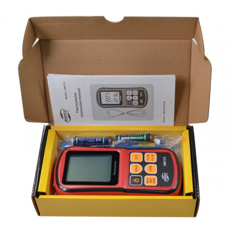 CYFROWY TERMOMETR 2x TERMOPARA GM1312 CYFROWY TERMOMETR 2x TERMOPARA GM1312