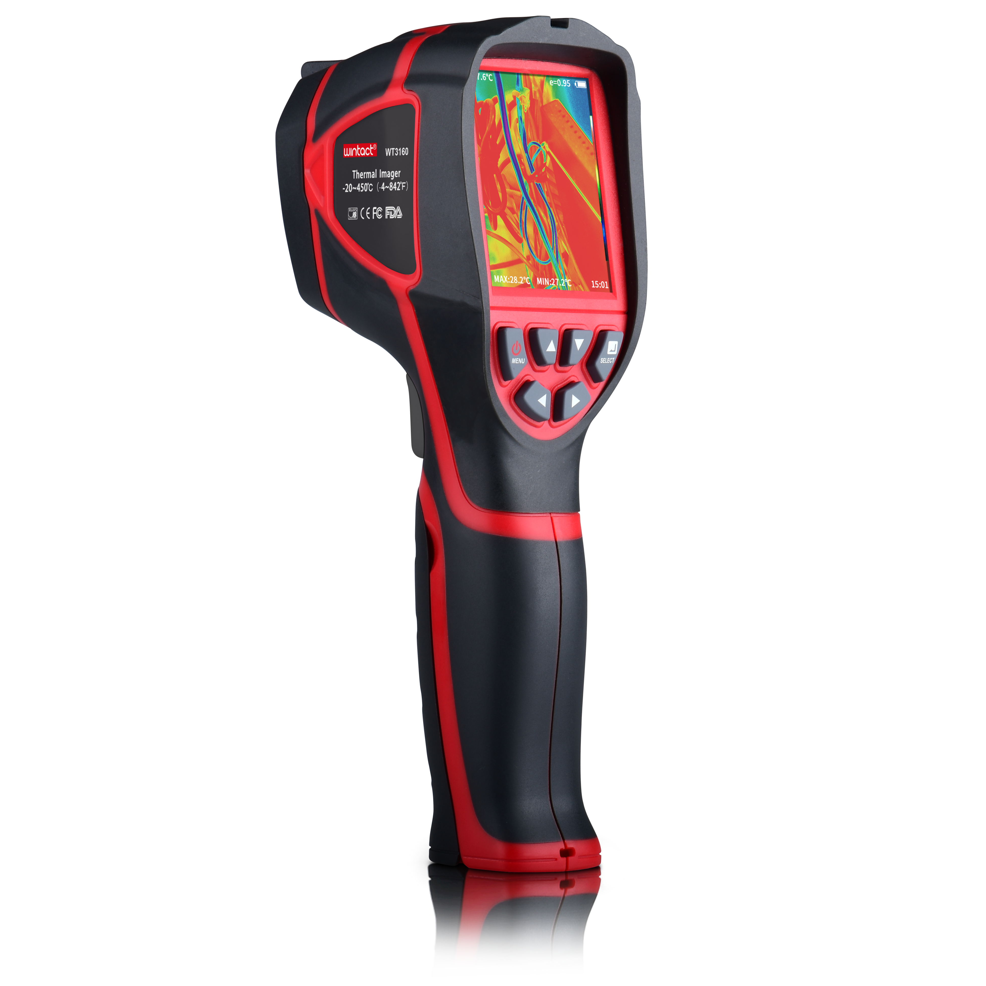 WT3160 - kamera termowizyjna z wyświetlaczem podczerwień marki Wintact na benetech.eu
